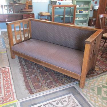 Craftsman Oak-Framed Sofa