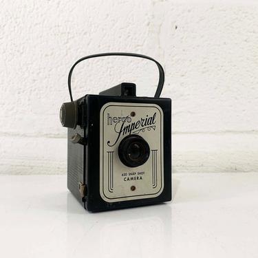 Vintage Herco Imperial Bakelite Box Camera Film International 620 Snap Shot Photography Photographer 1960s 60s 