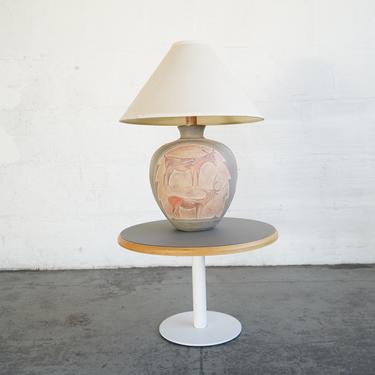 Deer Motif Ceramic Table Lamp