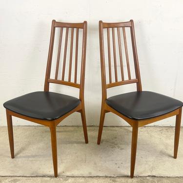 Scandinavian Modern Teak Dining Chairs- a Pair 