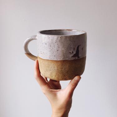 SECONDS SALE // Farmhouse Ceramic Mug in Speckled Oat 