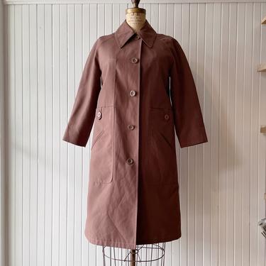 Vintage Misty Harbor Trench Coat Cocoa Brown XS/Petite