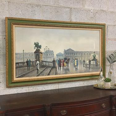 LOCAL PICKUP ONLY ------------- Vintage Painting France 