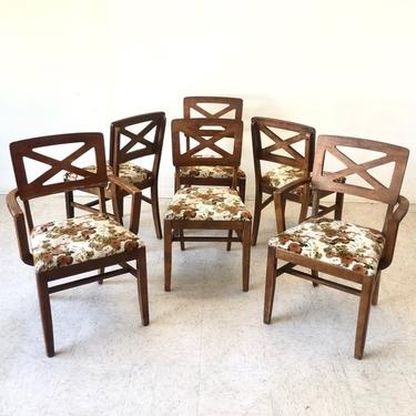 Vintage Dining Chairs New Upholstery