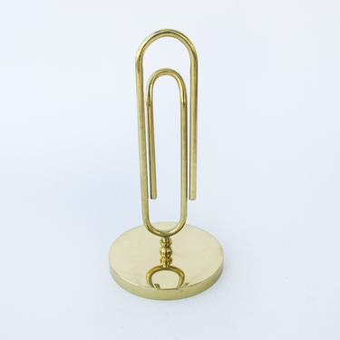 Large Brass Paper Clip 
