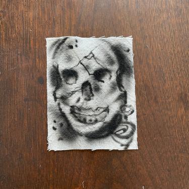 Skull Small Airbrush Patch