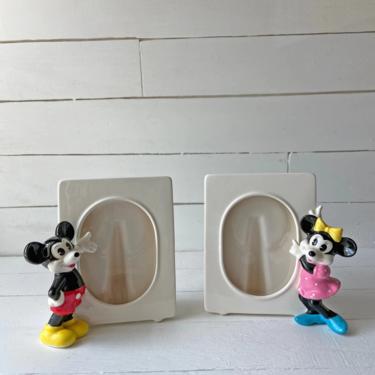 Vintage Micky And Minnie Mouse Picture Frames // Mickey Mouse Collector // Mickey Mouse, Disney Baby Nursery // Perfect Gift 