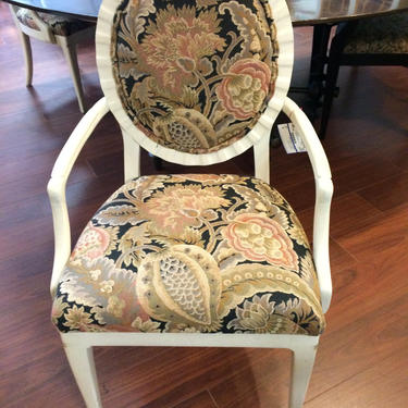 Set of 4 Upholstered &amp; Armed Dining Chairs by TheMarketHouse
