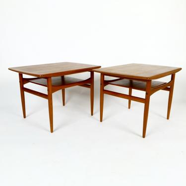 Pair of 1960s Teak Side Tables