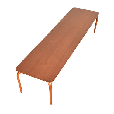 Bruno Mathsson ‘Long Table’ Swedish Modern Organic-Leg Coffee Table