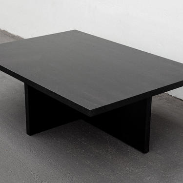 CUSTOM QUOTE- Solid Wood Black Coffee Table (Ash, Oak), Made to Order (Do NOT buy this!) 