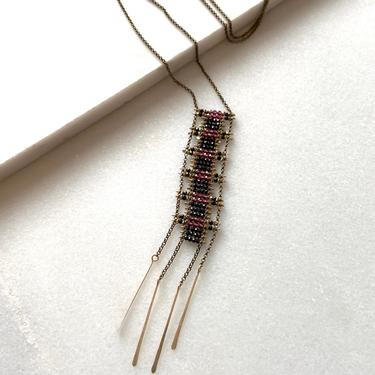 Spinel And Garnet Tapestry Necklace