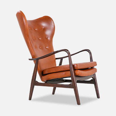 Madsen & Schubel Model 280 Wingback Lounge Chair for Vik & Blindheim