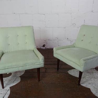 Mid-Century Slipper Chairs