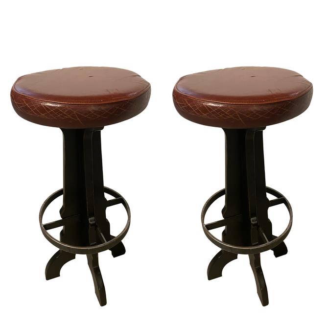 French Barstools Sold In Pairs 1950 S, 1950’S Bar Stools