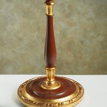 Paul Follot sculpted table lamp (#1585)