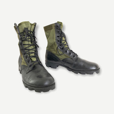 Vintage US Military Jungle Boots ~ 9 W ~ Combat ~ Army ~ Post Vietnam War 