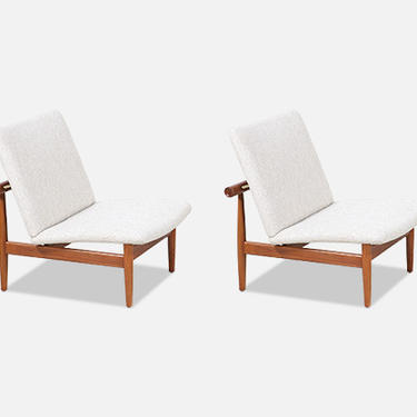 Finn Juhl &quot;Japan&quot; Model-137 Lounge Chairs for France & Søn