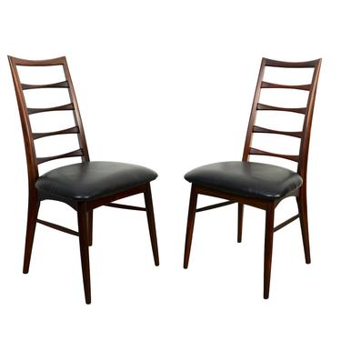 Rosewood &quot;Lis&quot; Dining Chairs by Niels Koefoed for Koefoed Hornslet Danish Modern 
