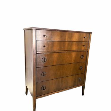 Free and Insured Shipping within US - Vintage Mid Century Modern Dresser Cabinet Storage Drawers 