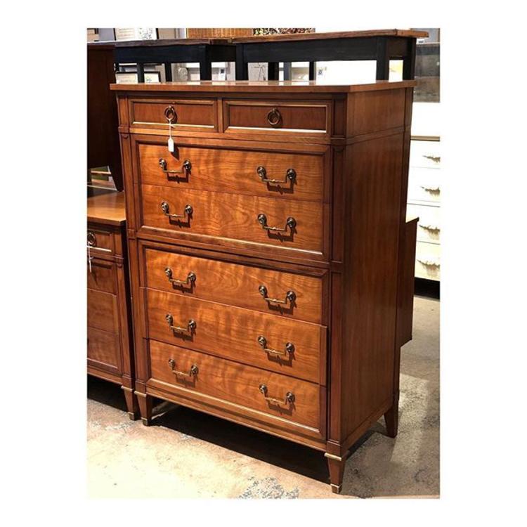 Beautiful Solid Cherry Italian Provincial Chest of Drawers // 