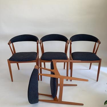 Johannes Andersen Danish Modern BA113  Dining Chairs