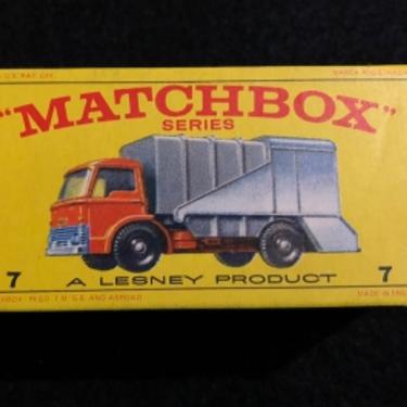 Matchbox 7 Ford Refuse Truck Vintage Original F Box Un-Used Circa 1970 NM LesneyEngland