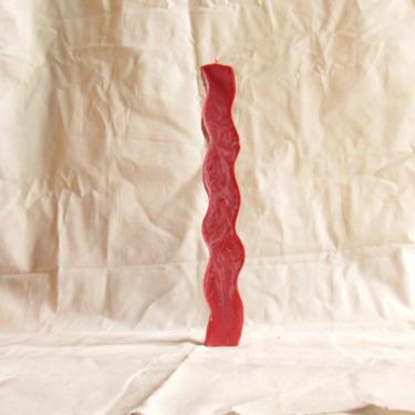 Wave Pillar Candle (red) 