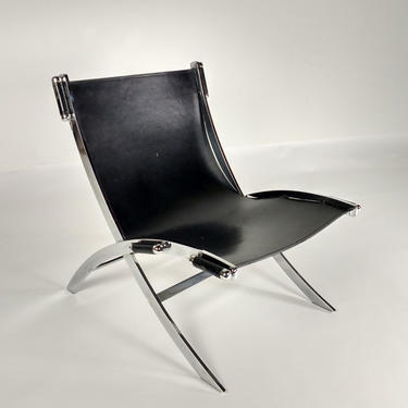 Vintage Scissor Antonio Citterio / Paul Tuttle Chairs. Sold as a pair. 