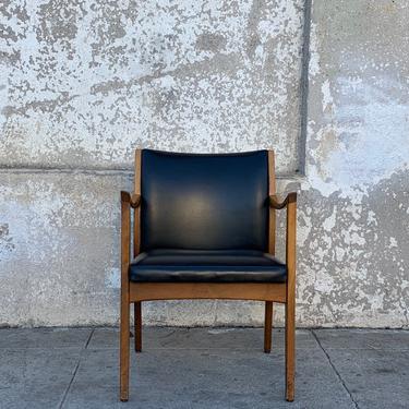 Jens Risom Walnut Vintage Chair