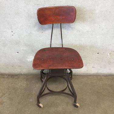 Vintage Toledo Stool with Casters