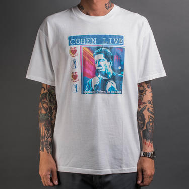 Vintage 90’s Leonard Cohen In Live T-Shirt 