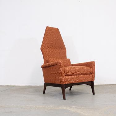 Adrian Pearsall High back Lounge/ Accent  Chair Crypton &quot;Mambo Jive&quot; 