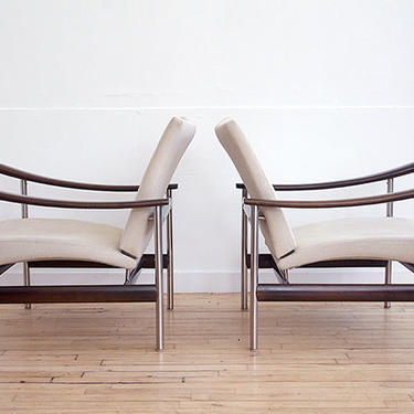 Pair Lounge Chairs by Sollos Brasil