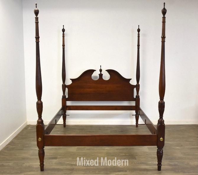 Solid Cherry Queen Bed By Mixedmodern1, Thomasville Four Poster Queen Bed