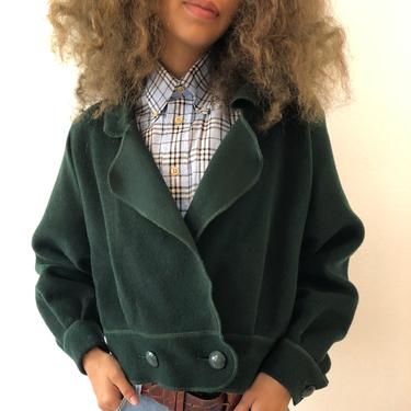 Vintage Merle Dark Green Wool Jacket 