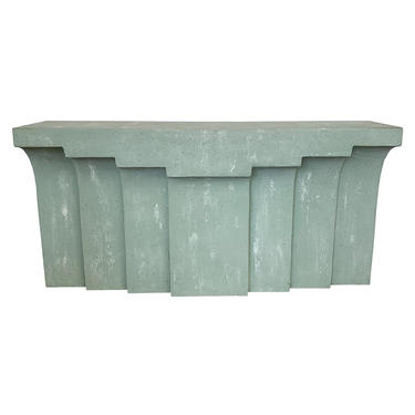 Modern Faux Plaster Console Table