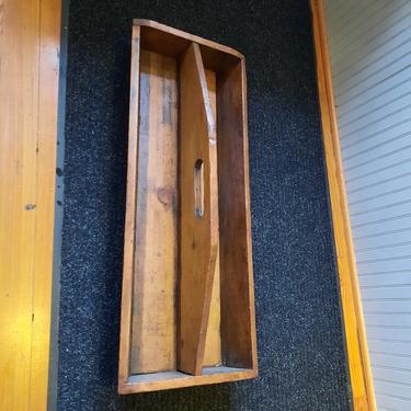 Tool box, antique wood