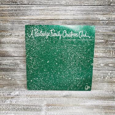 Vintage A Partridge Family Christmas Card, Shirley Jones, David Cassidy Christmas Album, Bell Records LP, Santa Claus, Frosty, Vintage Vinyl 