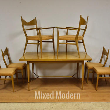 Paul McCobb Dining Table and Chairs -Set of 7 