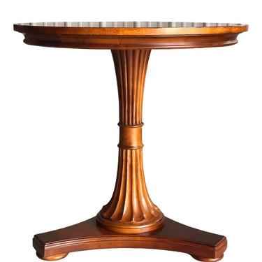 Ethan Allen Townhouse Collection Round Pedestal Accent Table 