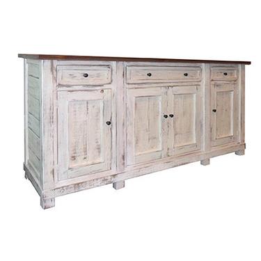 Reclaimed Salvaged Solid Wood Sideboard, Vintage and Rustic 