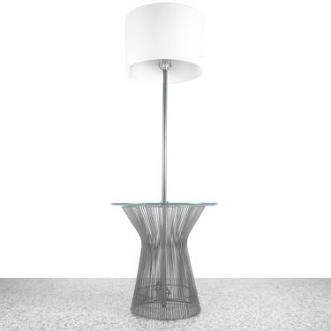 Platner Style Wire Lamp Table by Laurel Lamp Co. 