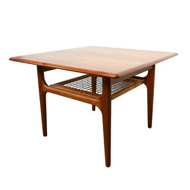 Teak End Table by Trioh Møbler Teak Side Table Corner Table or Coffee Table Danish Modern 