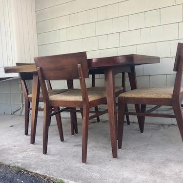 Midcentury 1960&#x27;s Dining Table with Leaf 