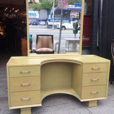 Cute and Functional | Mid-century Vanity by Paul Frankl for Johnson Furniture Co.