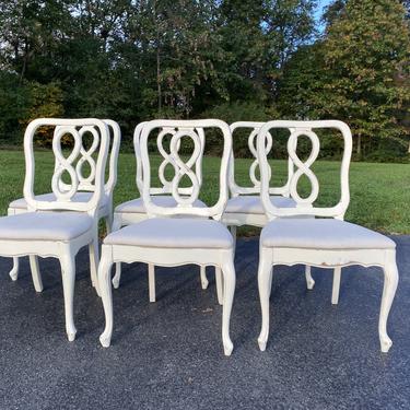 Vintage French Provincial Chairs, Set of 6