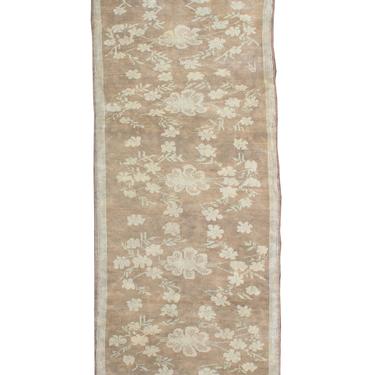 Vintage Floral Hand Knotted Wool Rug, 2'-11&quot; x 6'-9&quot;