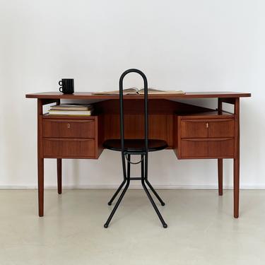 1960s Teak Gunnar Nielsen Tibergaard Desk