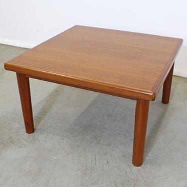 Danish Modern BRDR Furbo Square Teak End Table, Coffee Table, Mid-Century Modern, Scandinavian Modern 